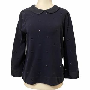 J. Crew Factory Sweater Navy Blue Size Medium